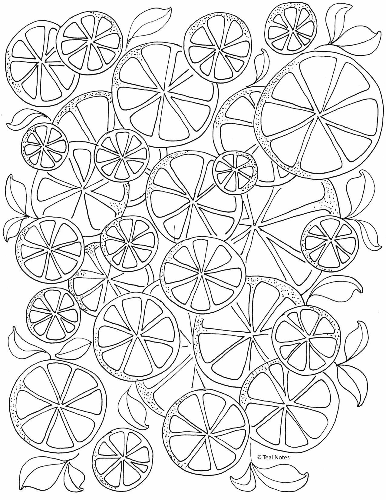 132 Lemon Coloring Pages Printable 11