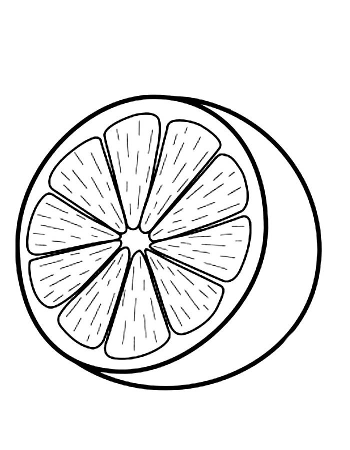 132 Lemon Coloring Pages Printable 113