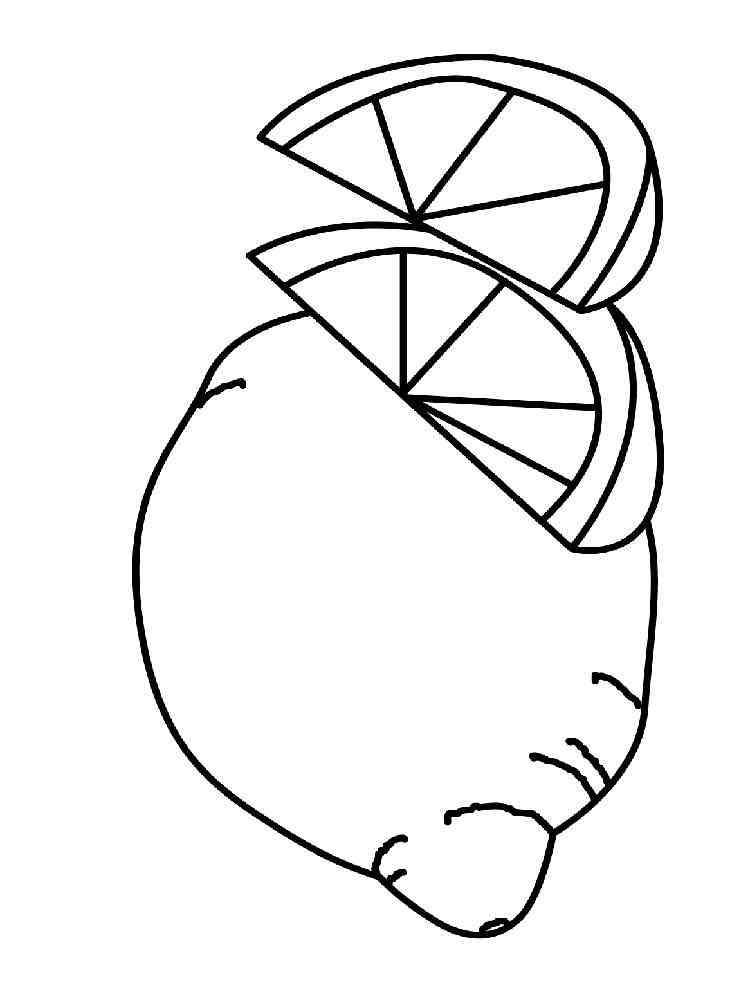 132 Lemon Coloring Pages Printable 12