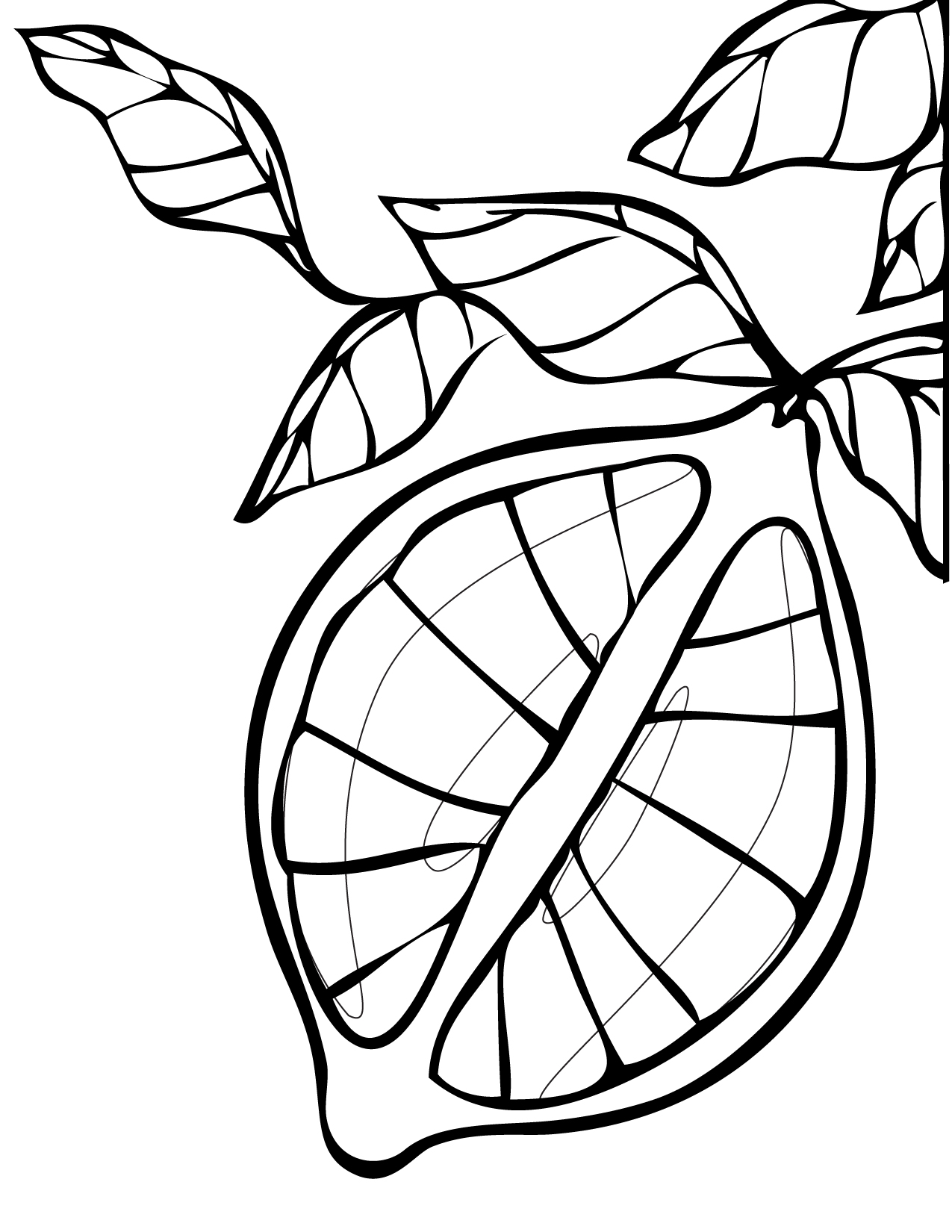 132 Lemon Coloring Pages Printable 121