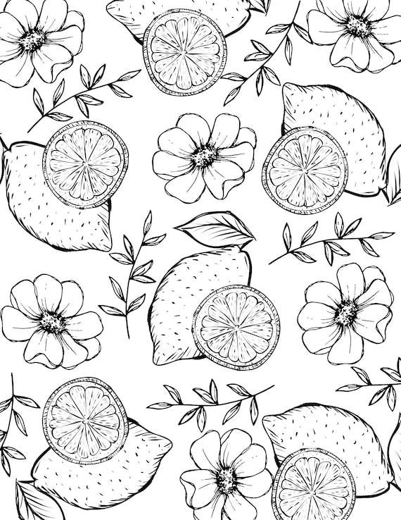 132 Lemon Coloring Pages Printable 127