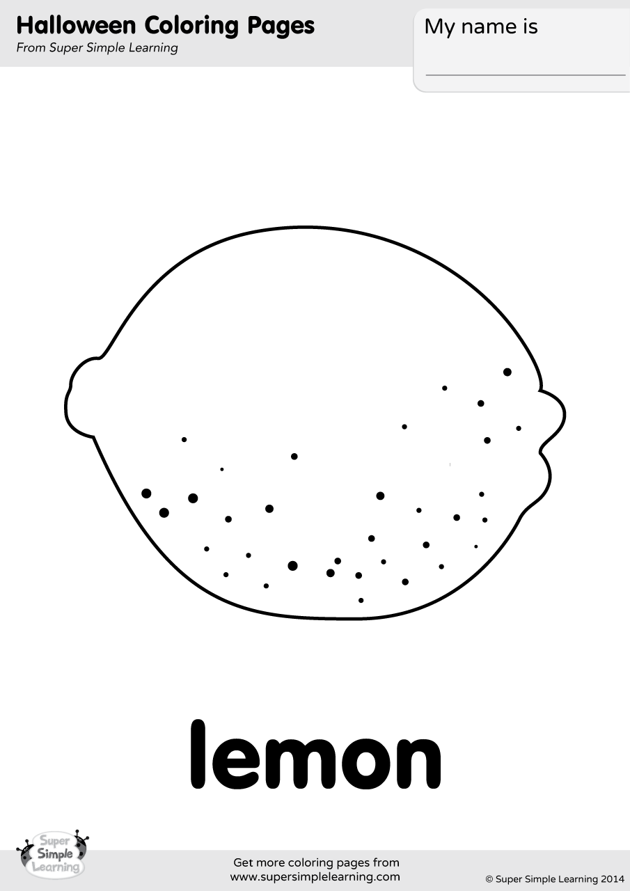 132 Lemon Coloring Pages Printable 22