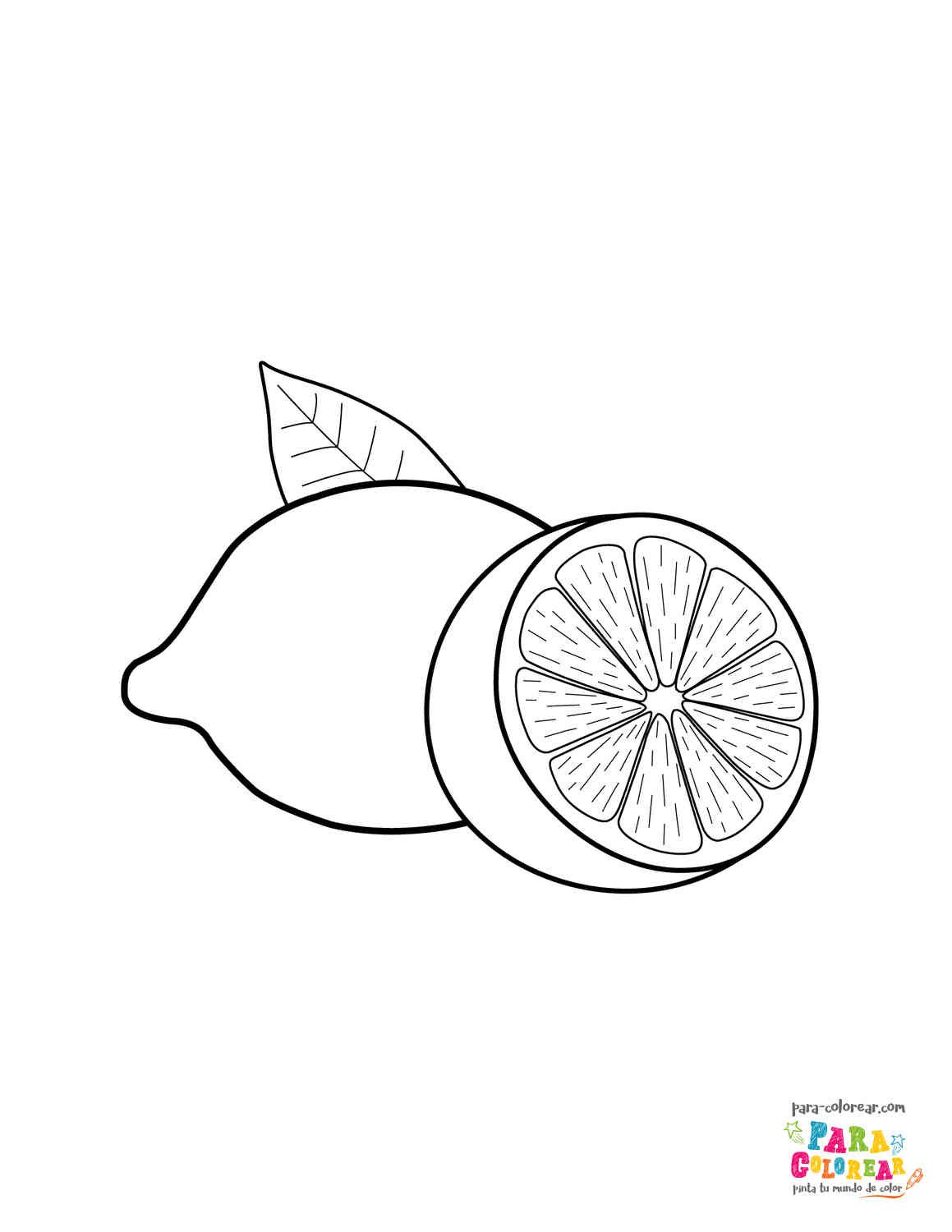 132 Lemon Coloring Pages Printable 33