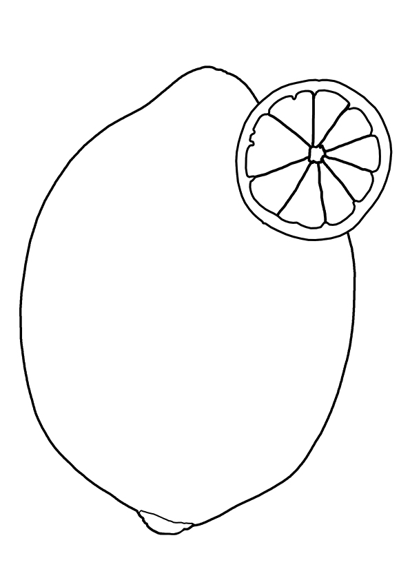 132 Lemon Coloring Pages Printable 36