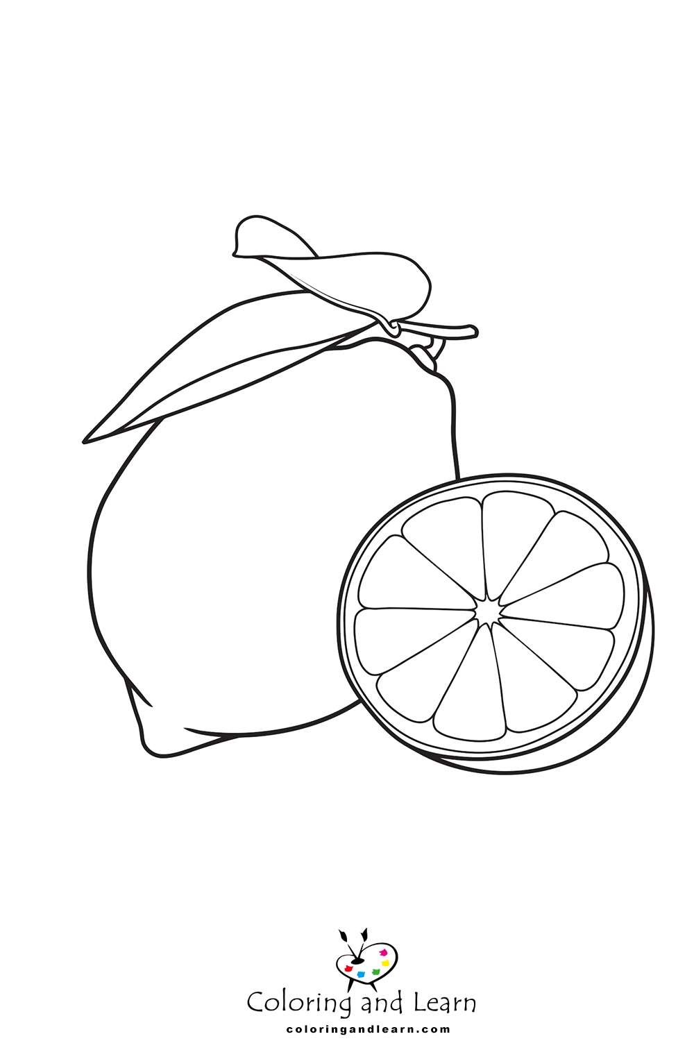 132 Lemon Coloring Pages Printable 38