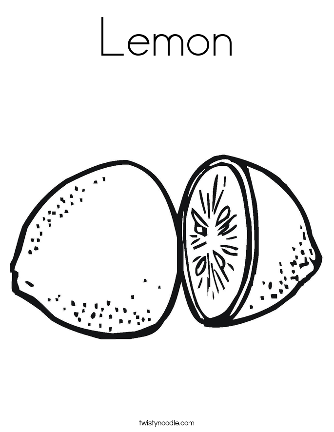 132 Lemon Coloring Pages Printable 53