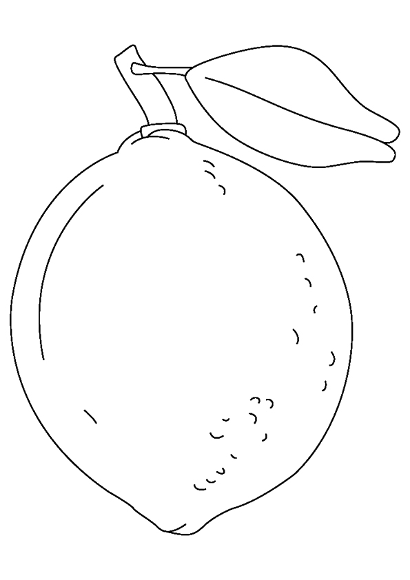 132 Lemon Coloring Pages Printable 55