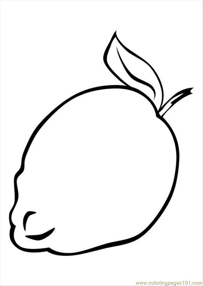 132 Lemon Coloring Pages Printable 65