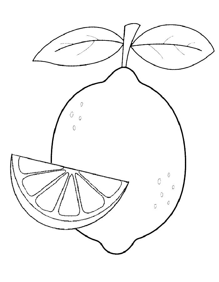 132 Lemon Coloring Pages Printable 72