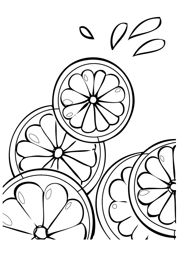 132 Lemon Coloring Pages Printable 8