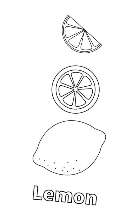 132 Lemon Coloring Pages Printable 85