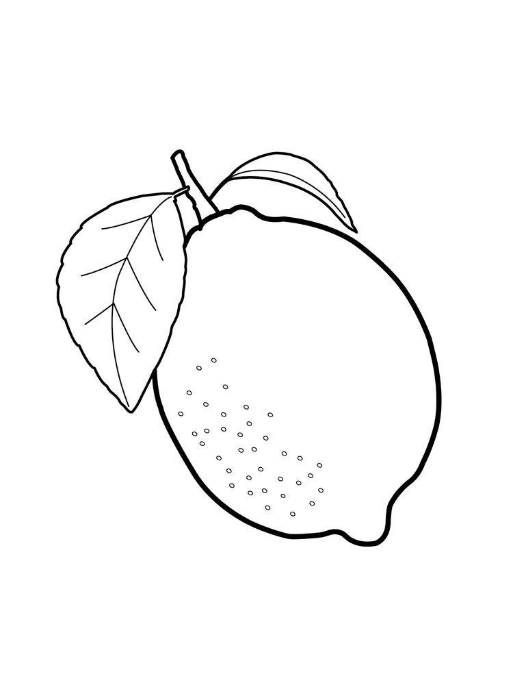 132 Lemon Coloring Pages Printable 95