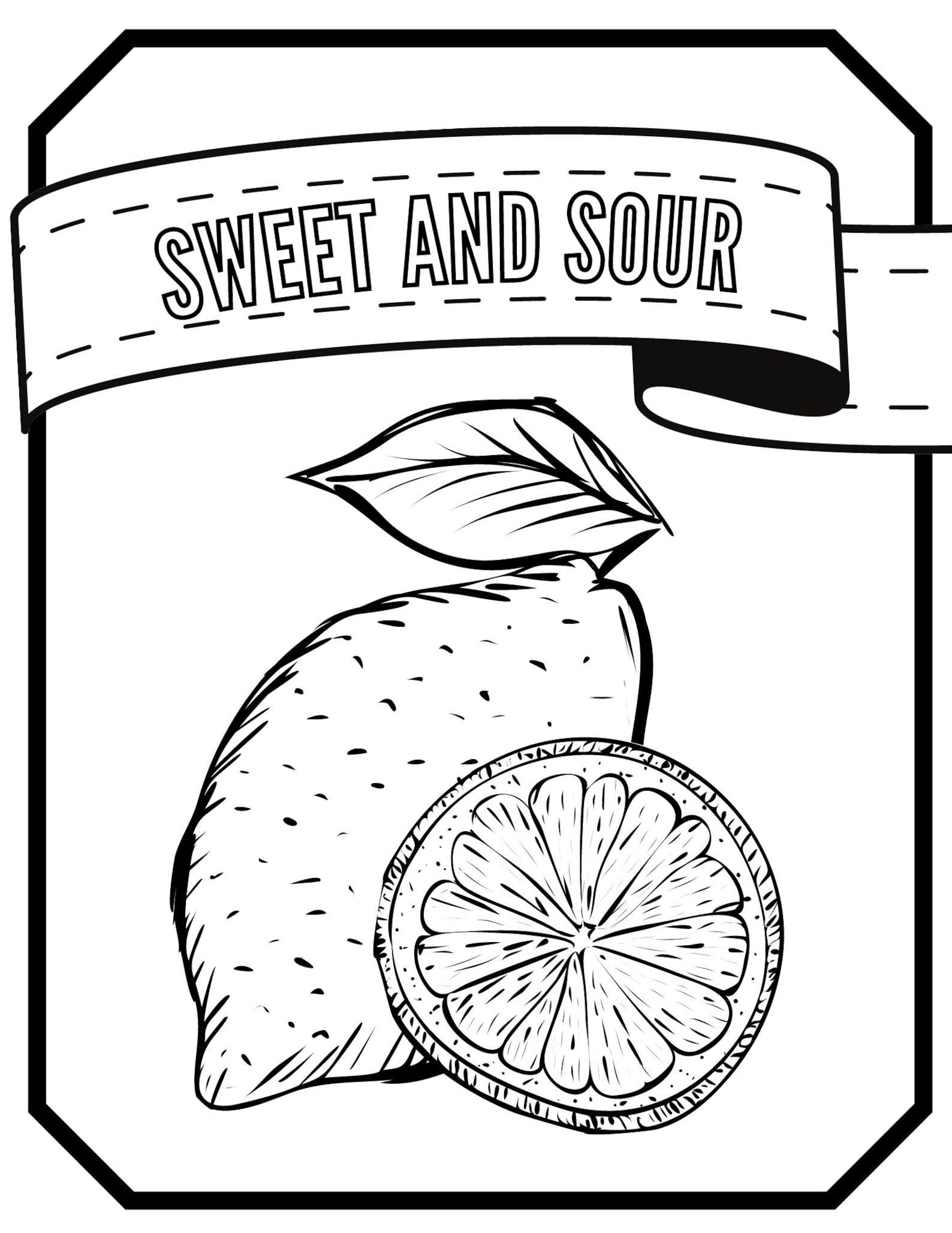 132 Lemon Coloring Pages Printable 99