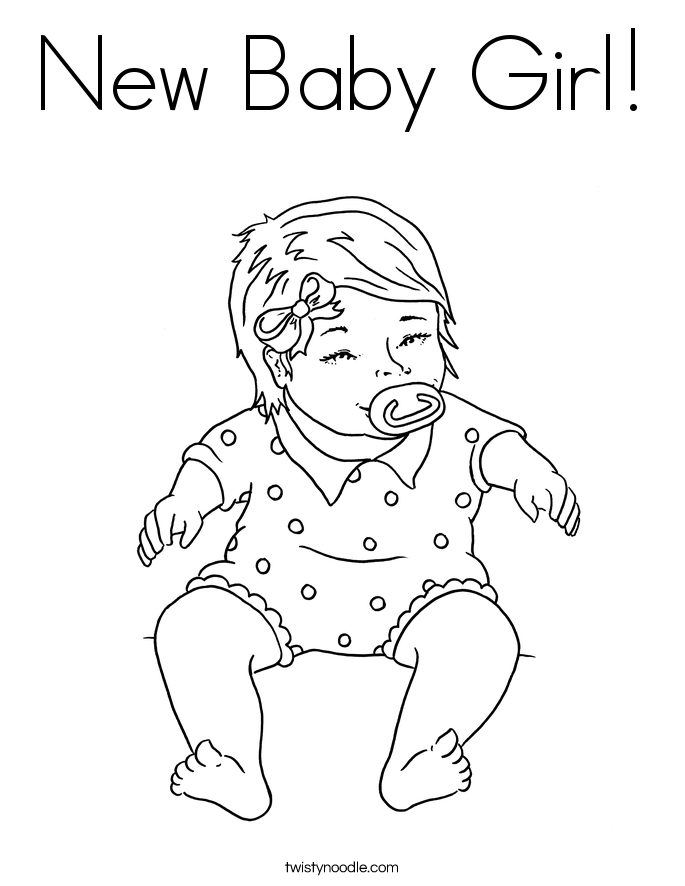 146 Adorable Printable Baby Coloring Pages for Kids 103