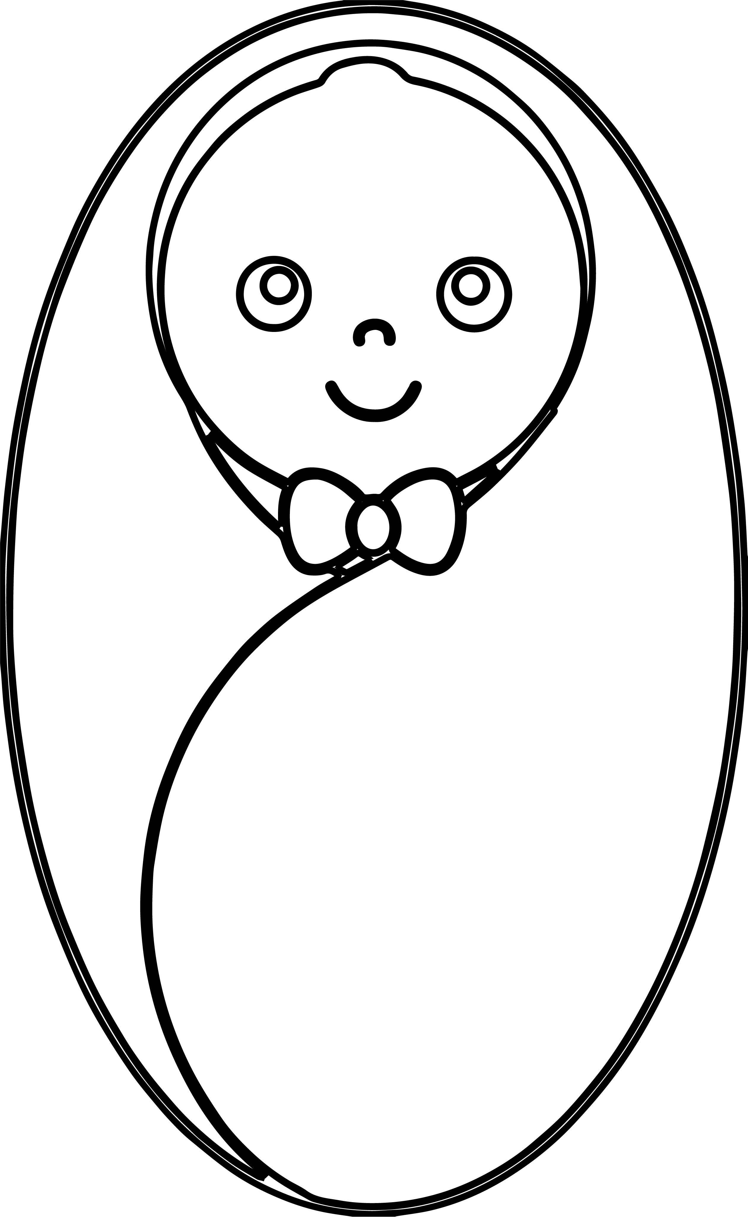 146 Adorable Printable Baby Coloring Pages for Kids 108