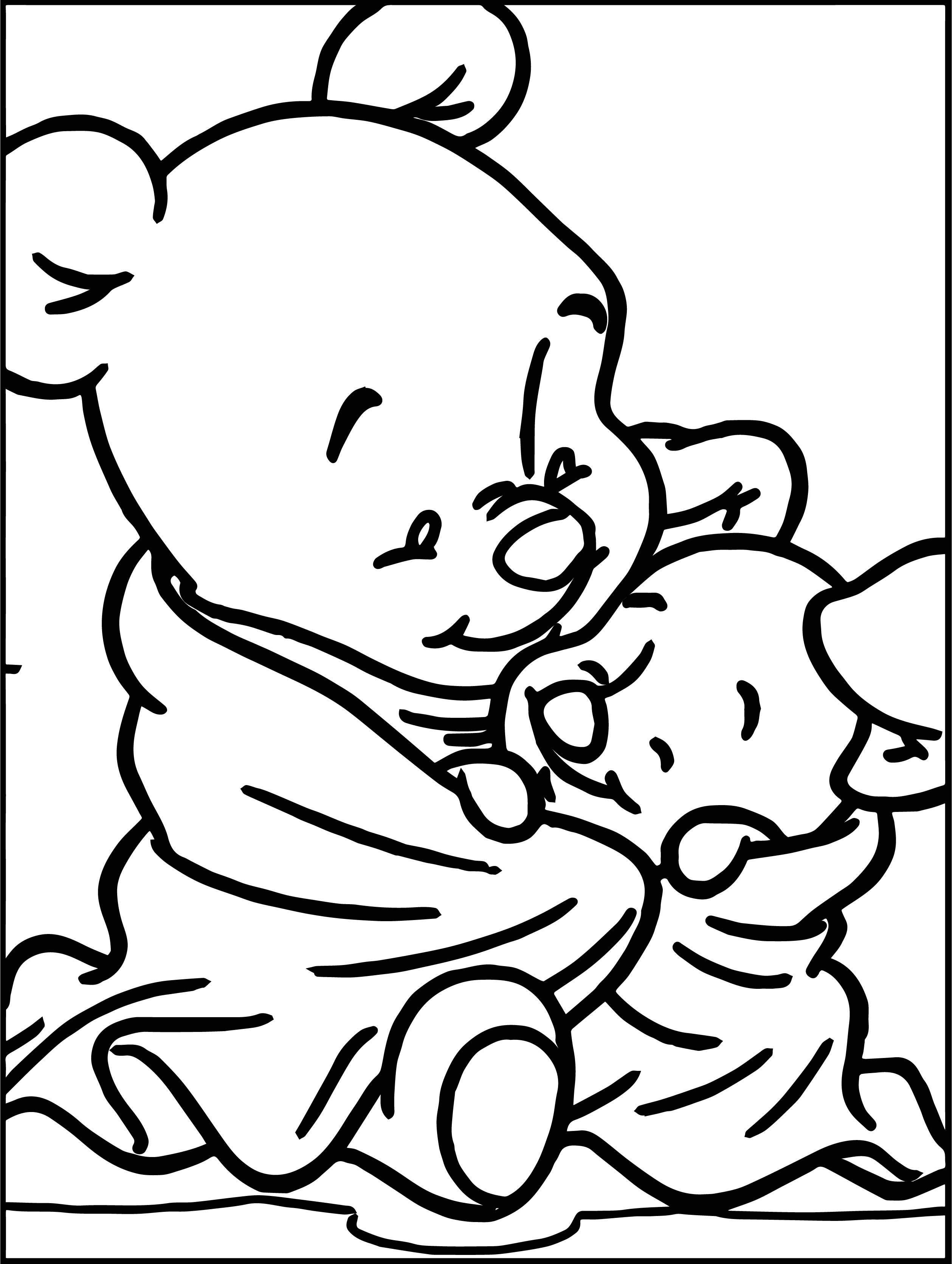 146 Adorable Printable Baby Coloring Pages for Kids 115