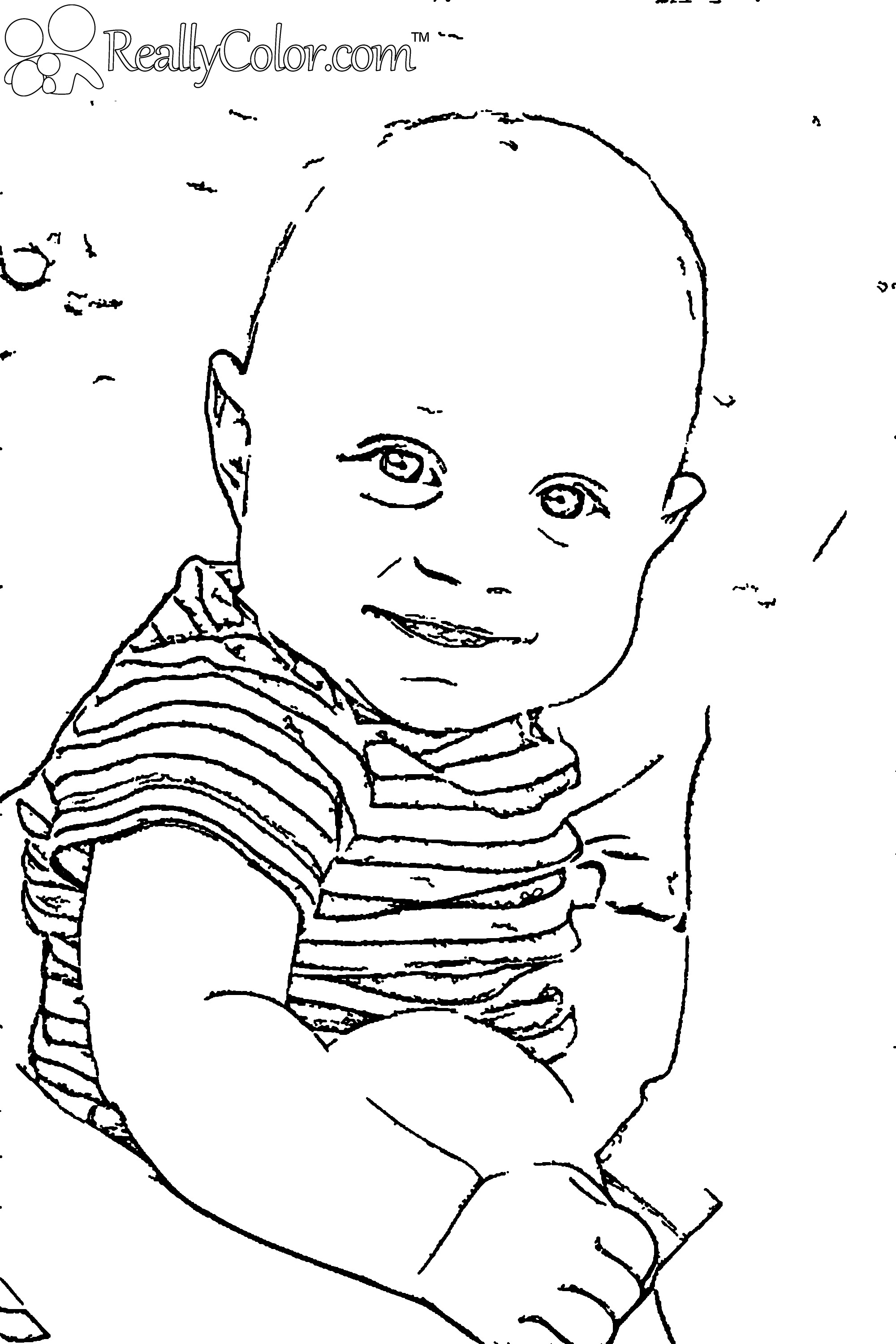 146 Adorable Printable Baby Coloring Pages for Kids 119