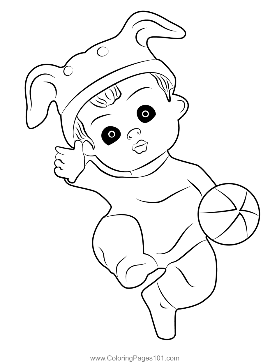 146 Adorable Printable Baby Coloring Pages for Kids 122