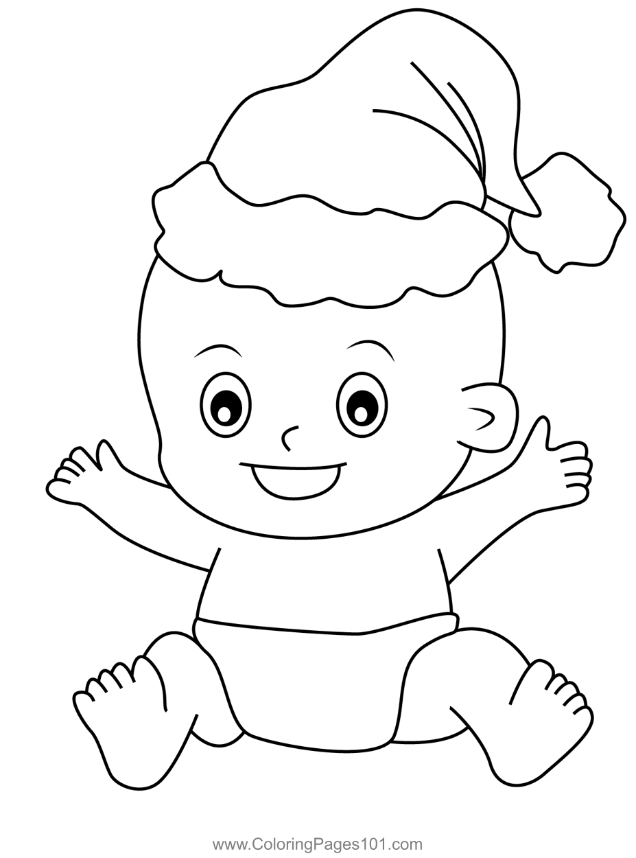 146 Adorable Printable Baby Coloring Pages for Kids 136