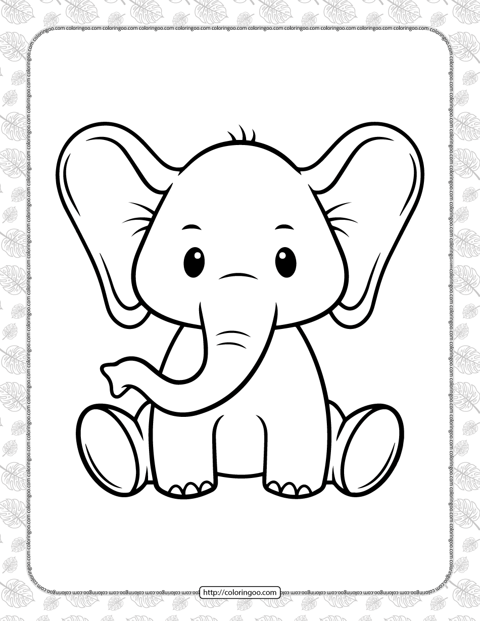 146 Adorable Printable Baby Coloring Pages for Kids 146