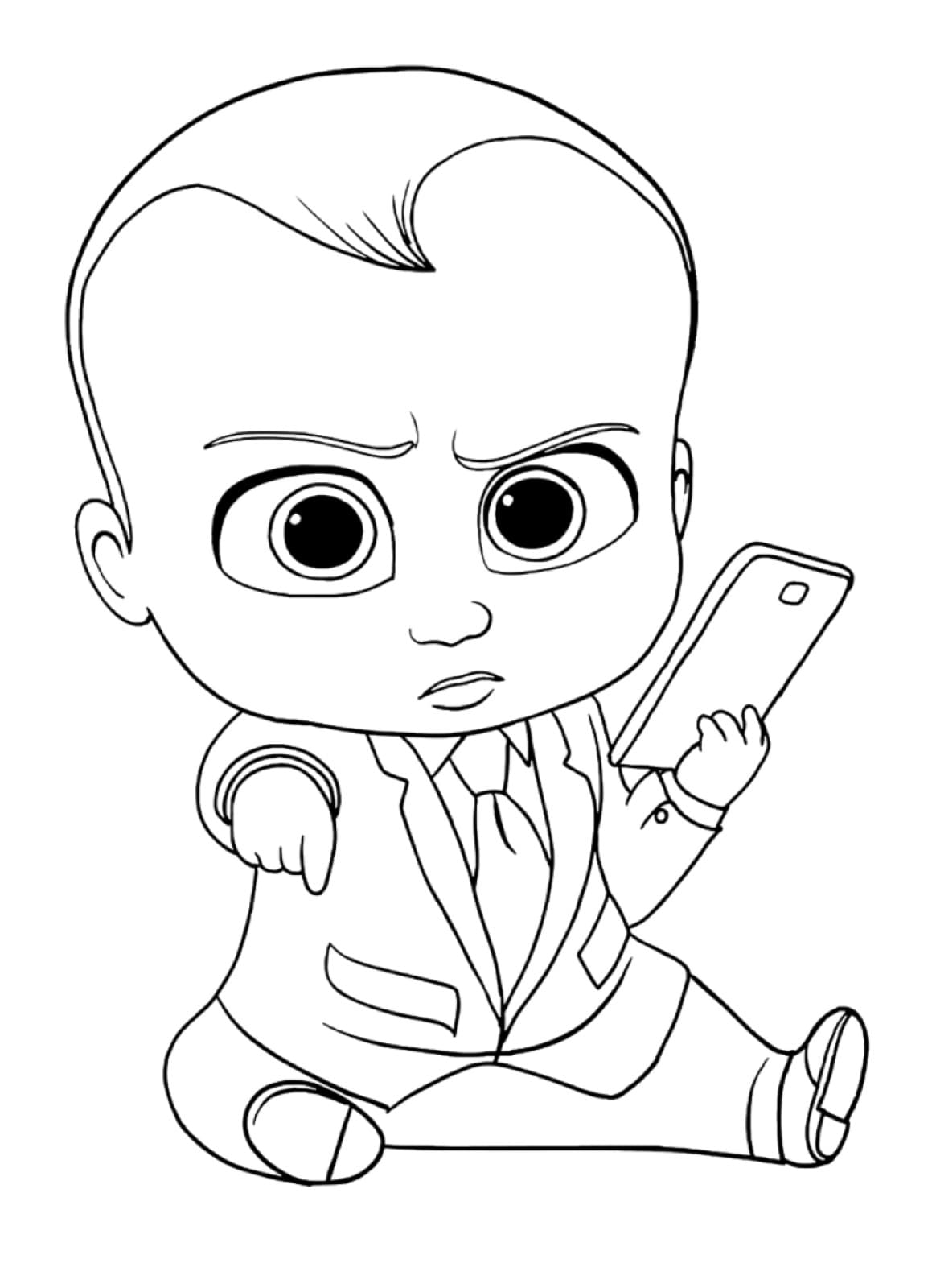 146 Adorable Printable Baby Coloring Pages for Kids 19