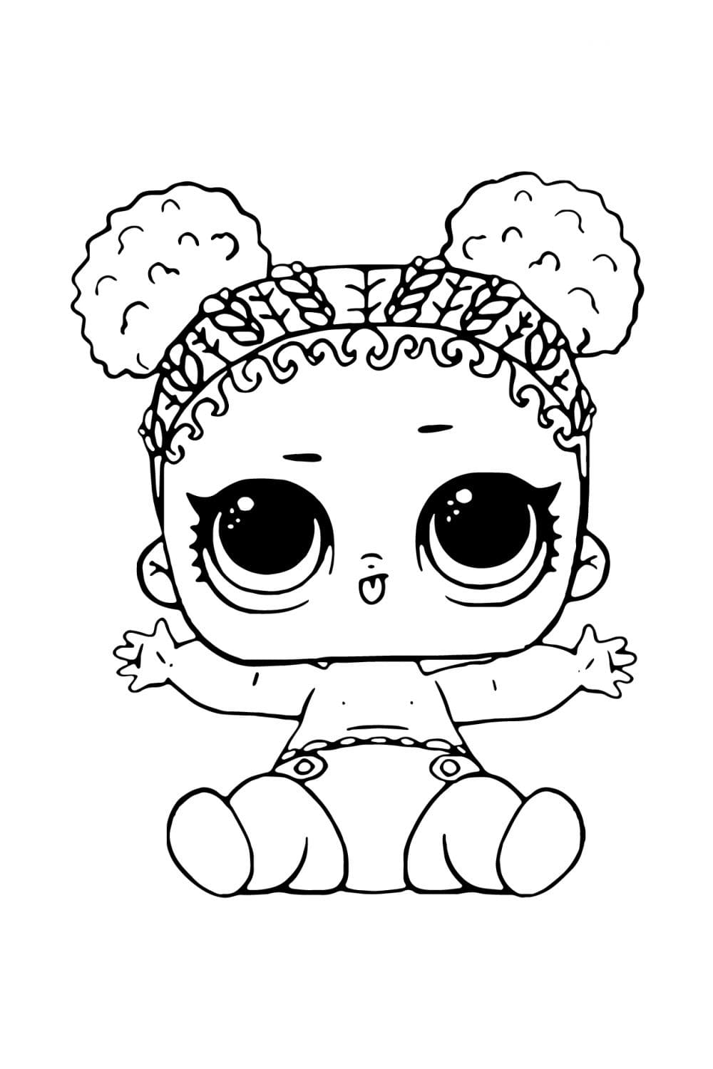 146 Adorable Printable Baby Coloring Pages for Kids 24