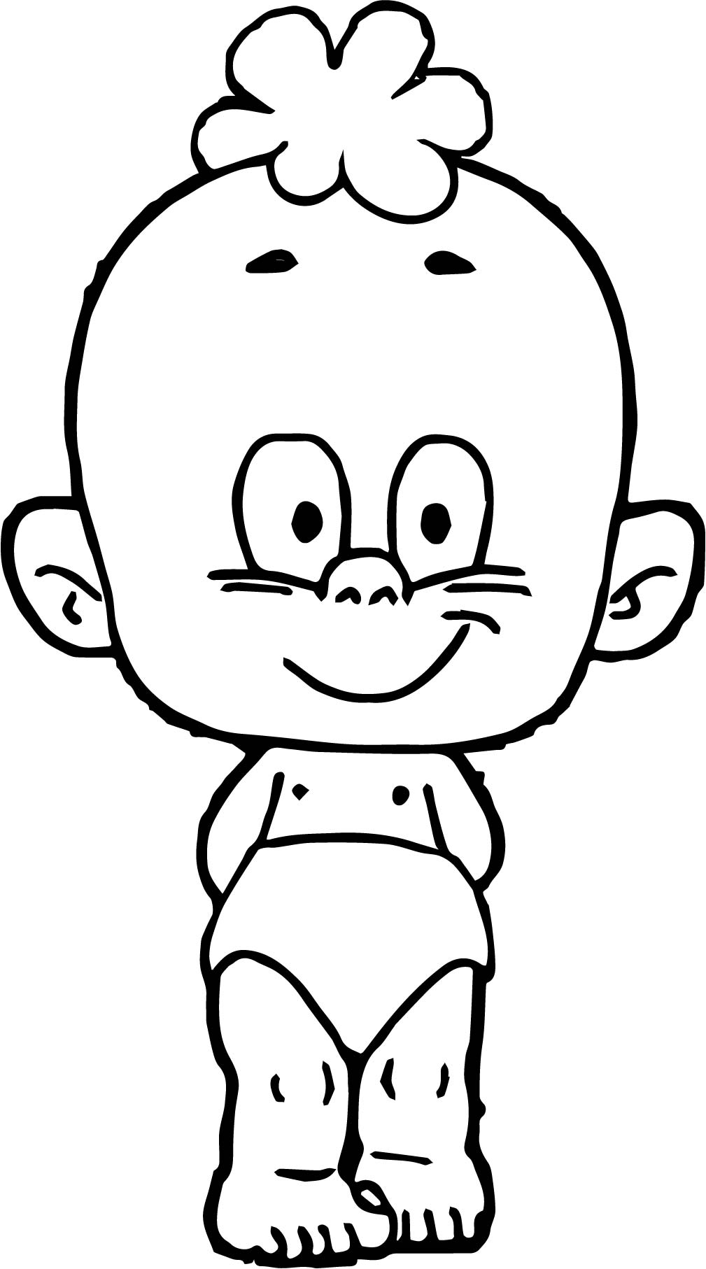 146 Adorable Printable Baby Coloring Pages for Kids 3