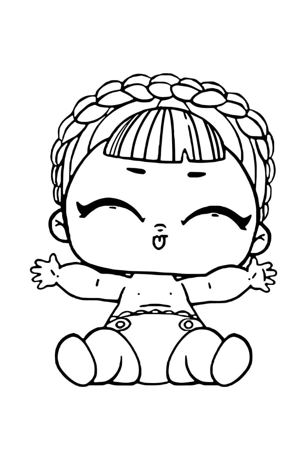 146 Adorable Printable Baby Coloring Pages for Kids 31