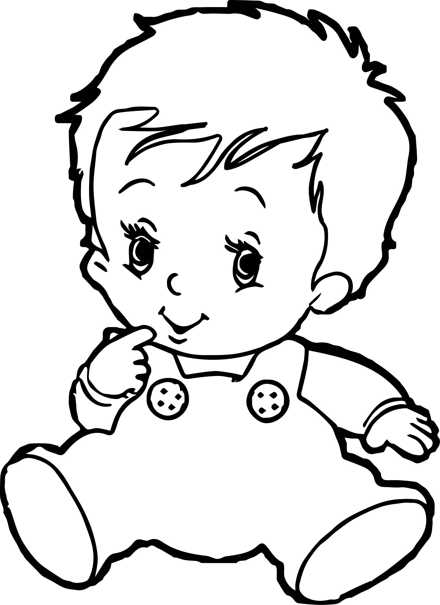 146 Adorable Printable Baby Coloring Pages for Kids 32