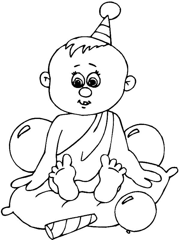 146 Adorable Printable Baby Coloring Pages for Kids 42