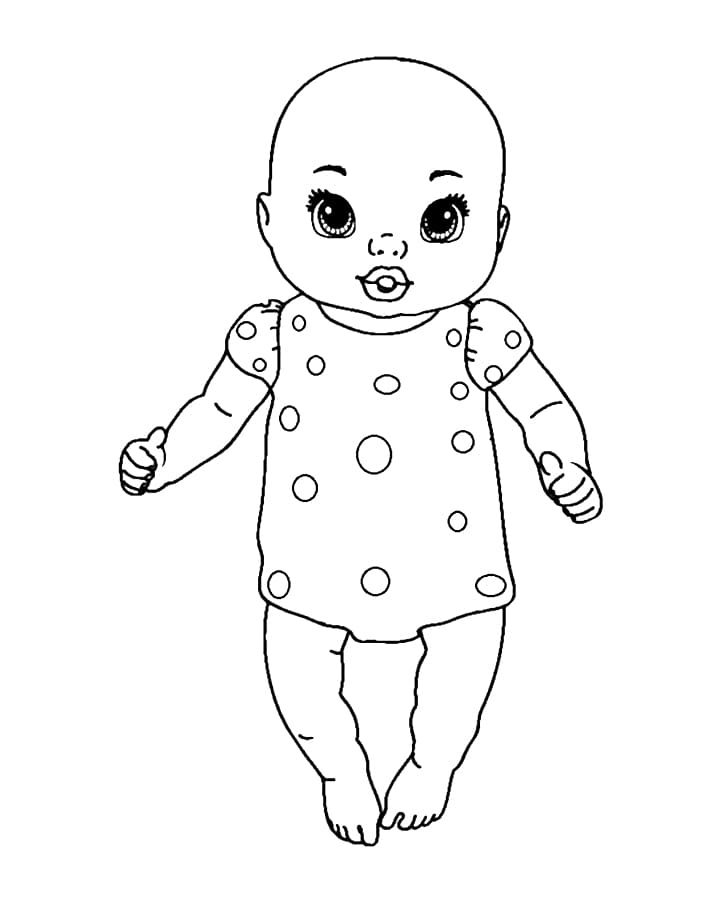 146 Adorable Printable Baby Coloring Pages for Kids 44