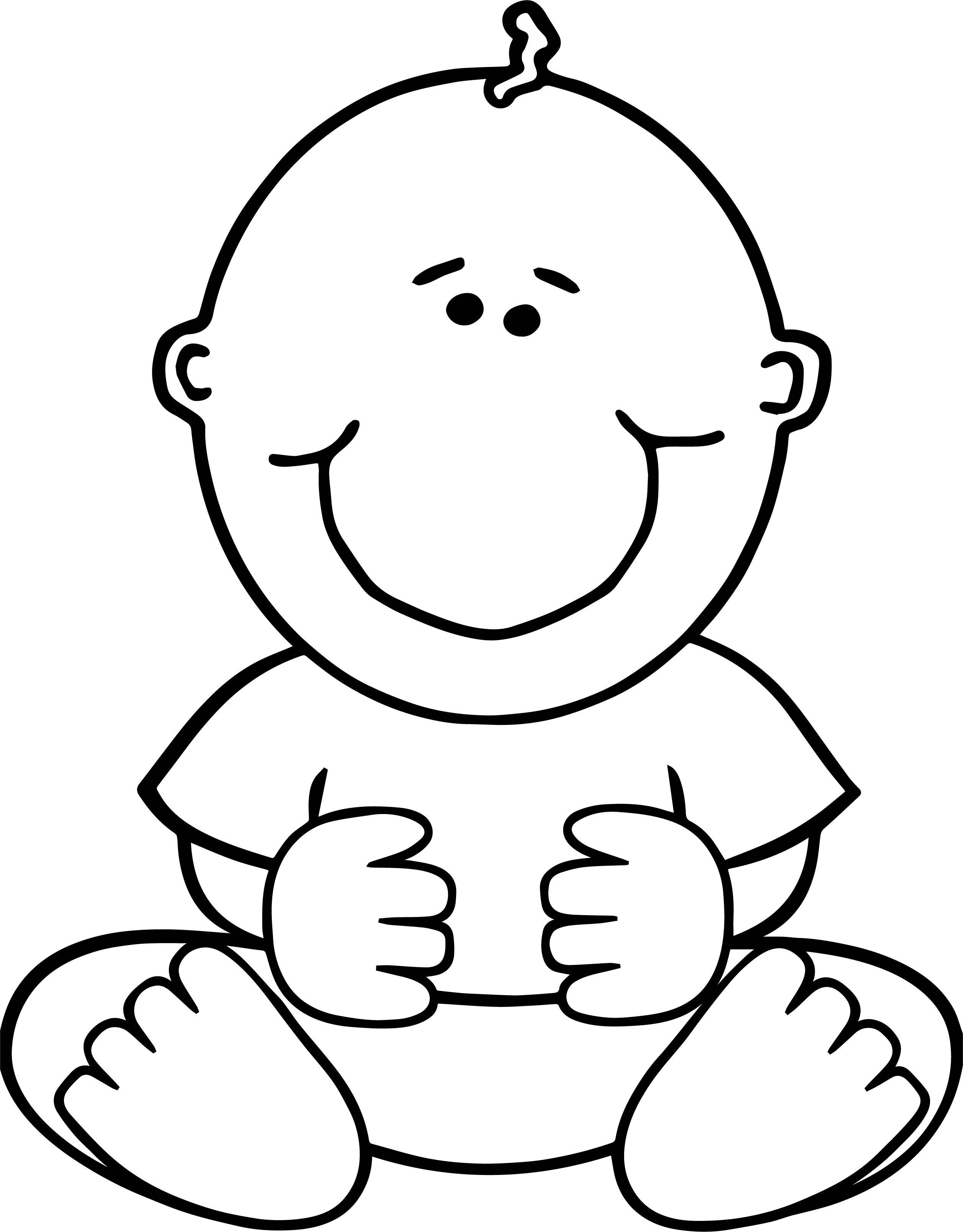 146 Adorable Printable Baby Coloring Pages for Kids 66