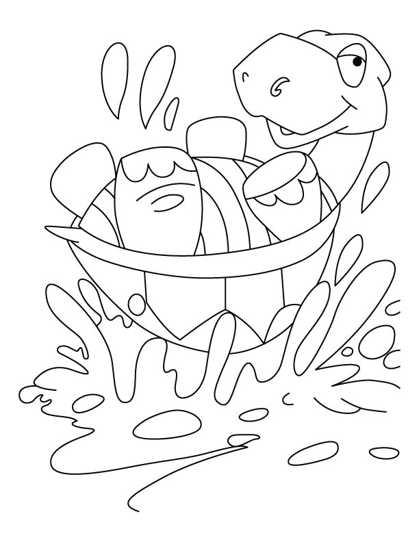 157 Endearing Tortoise Coloring Pages Printable 134