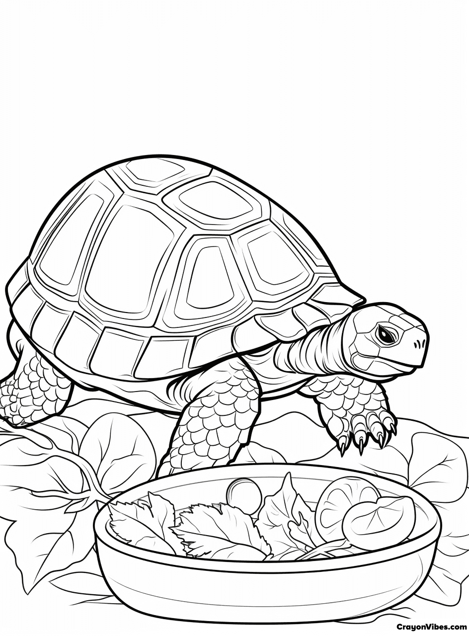 157 Endearing Tortoise Coloring Pages Printable 43