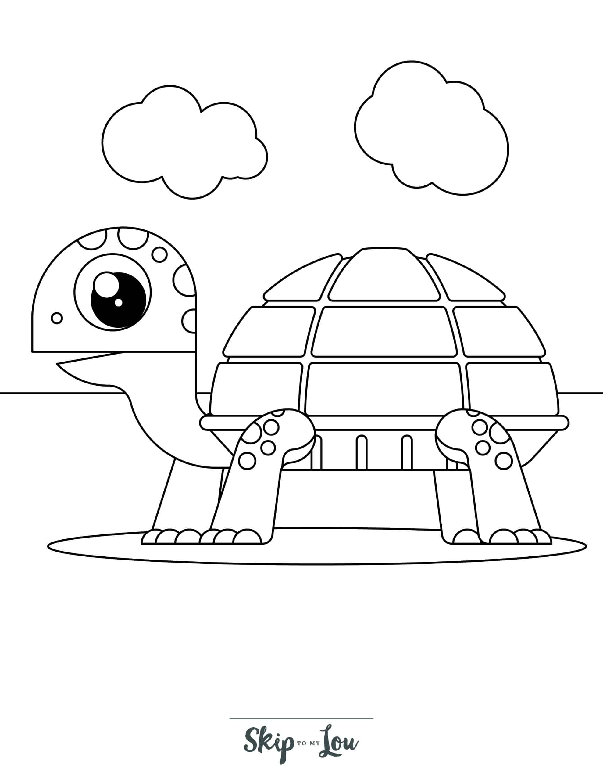 157 Endearing Tortoise Coloring Pages Printable 47