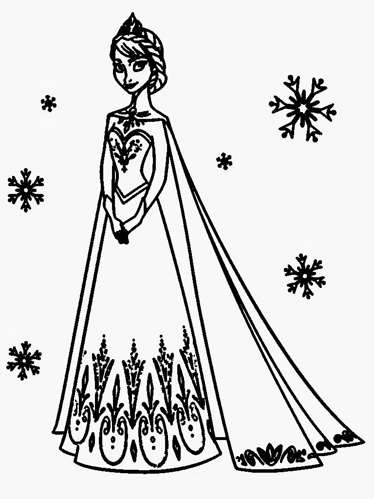 26 Queen Elsa Coloring Pages Printable