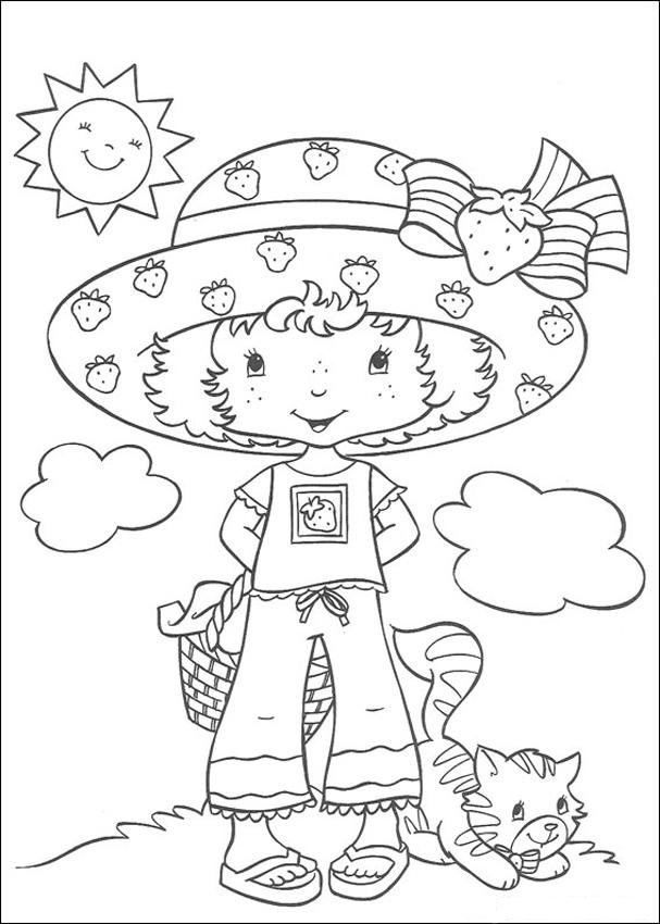 26 Yummy Strawberry Shortcake Coloring Pages Printable 10