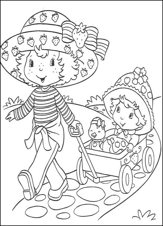 26 Yummy Strawberry Shortcake Coloring Pages Printable 11