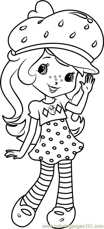 26 Yummy Strawberry Shortcake Coloring Pages Printable 15