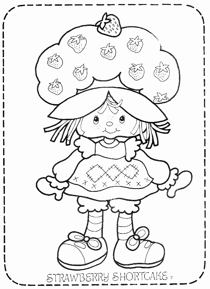 26 Yummy Strawberry Shortcake Coloring Pages Printable 16