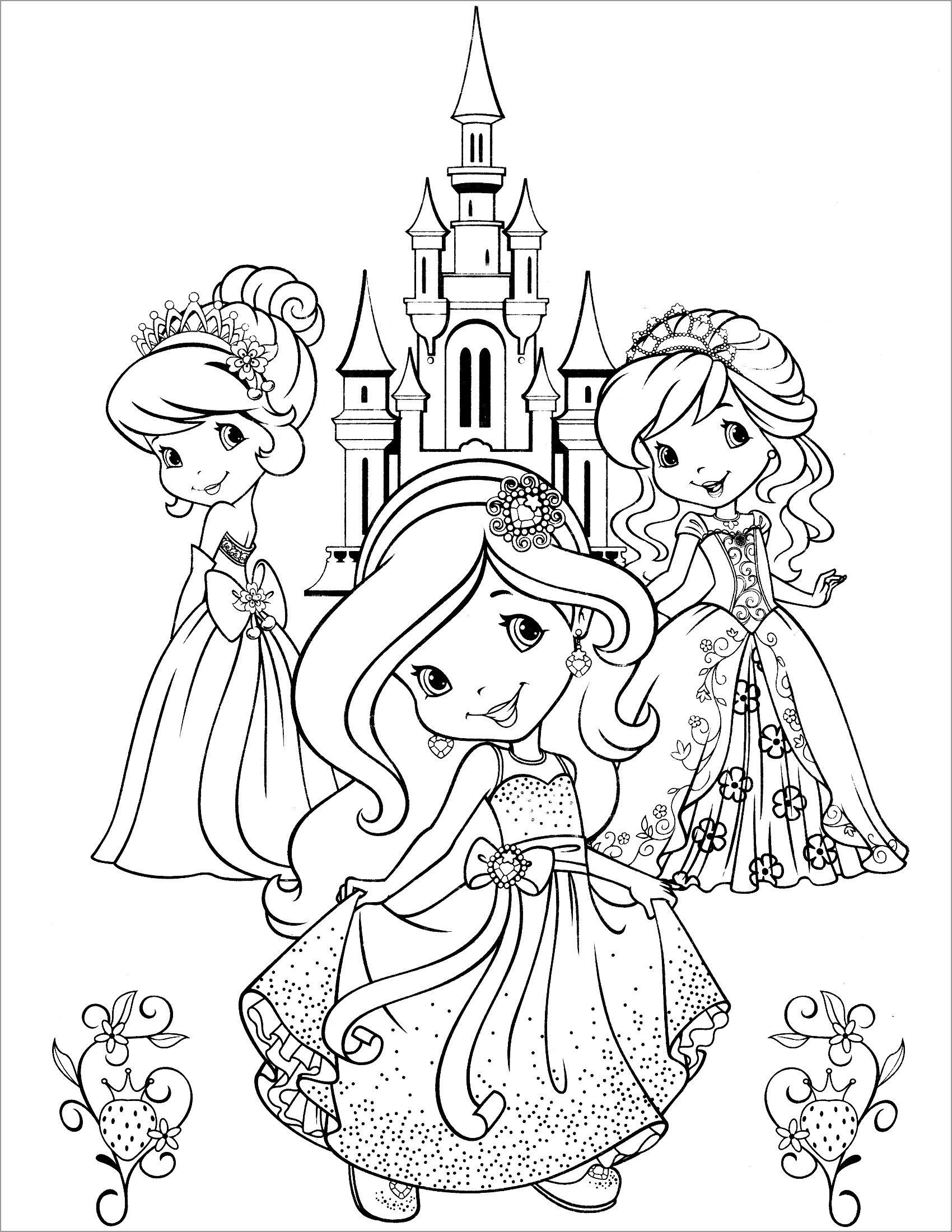 26 Yummy Strawberry Shortcake Coloring Pages Printable 21