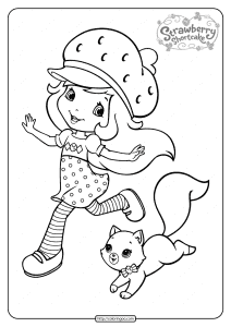 26 Yummy Strawberry Shortcake Coloring Pages Printable 25