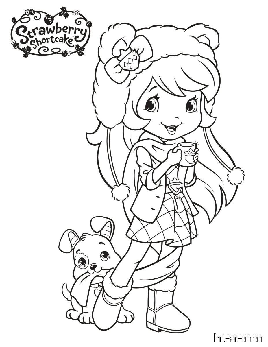 26 Yummy Strawberry Shortcake Coloring Pages Printable 28