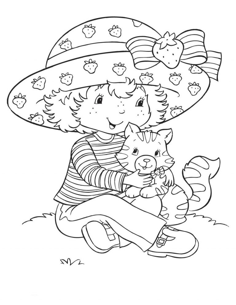 26 Yummy Strawberry Shortcake Coloring Pages Printable 29