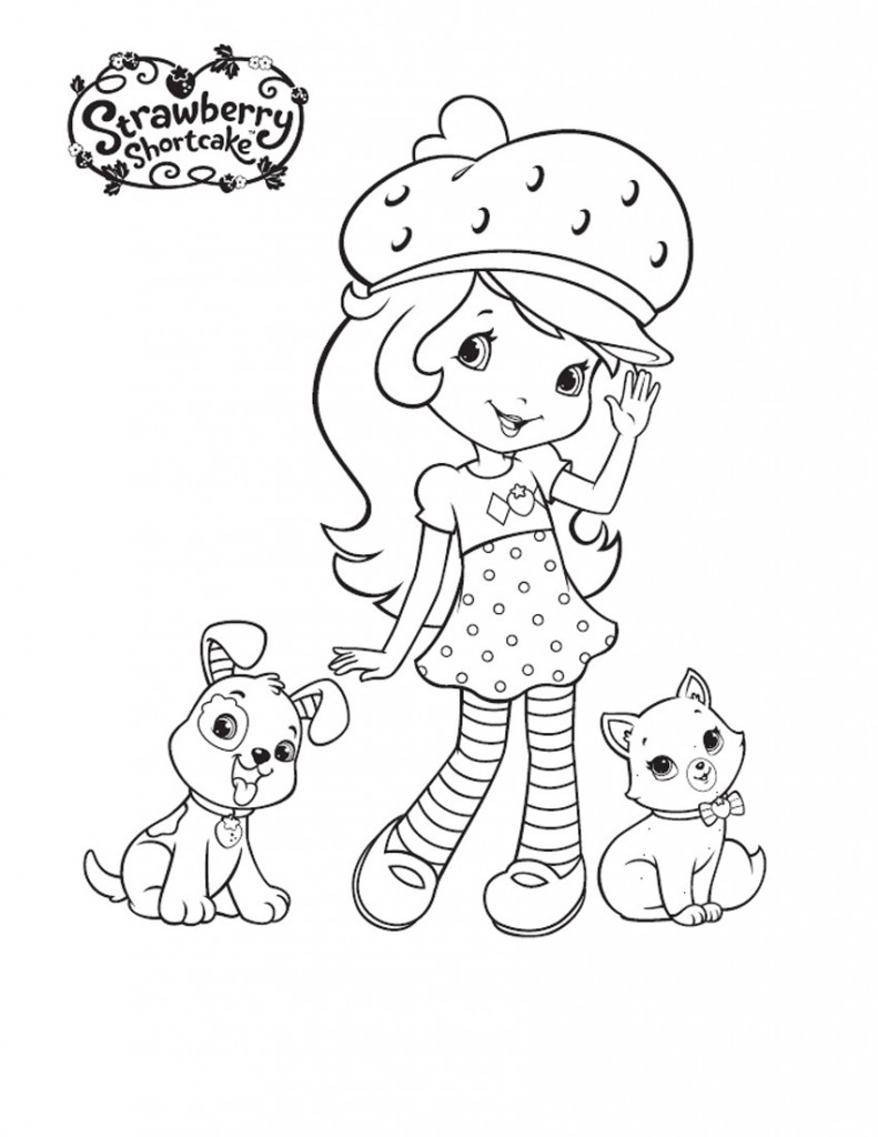 26 Yummy Strawberry Shortcake Coloring Pages Printable 32