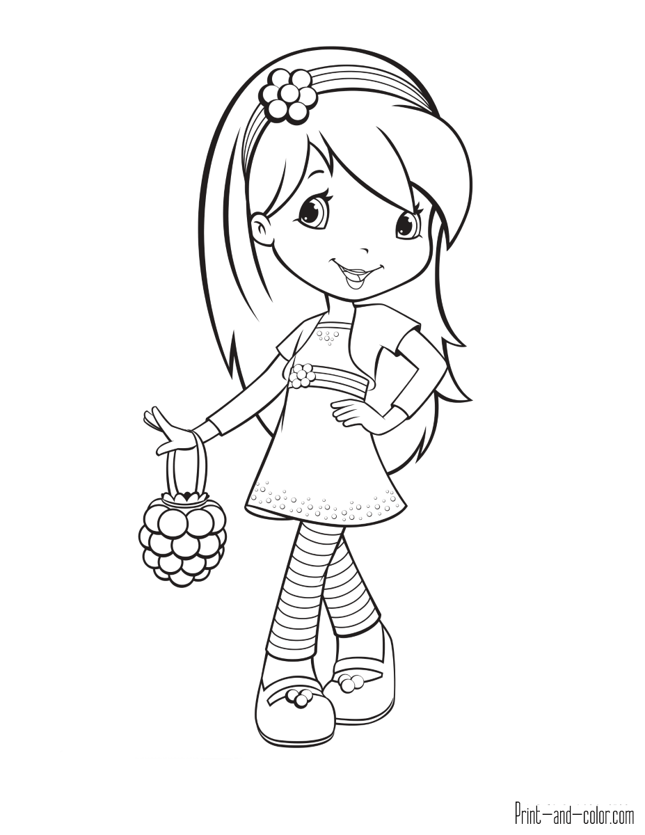 26 Yummy Strawberry Shortcake Coloring Pages Printable 33