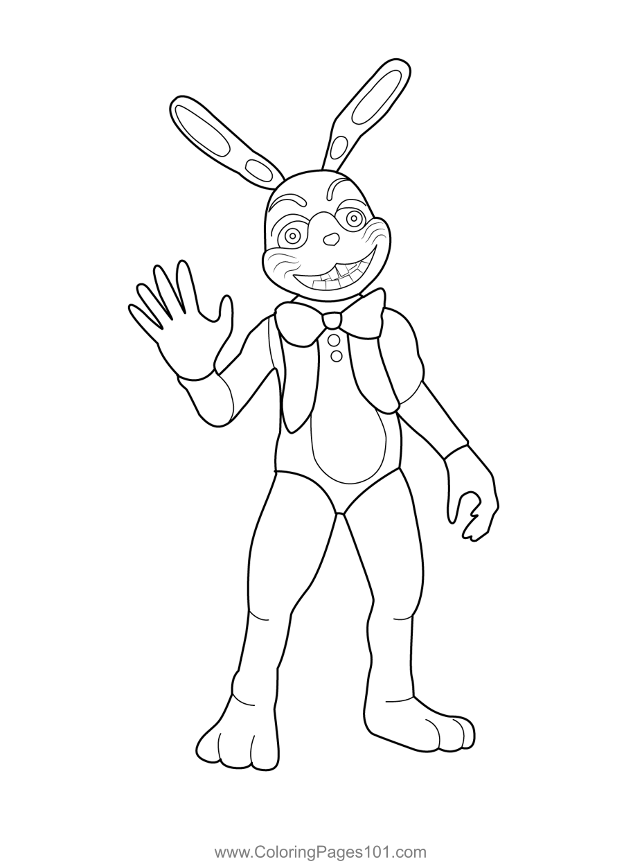 28 Eerie Five Nights At Freddy's Coloring Pages Printable 22