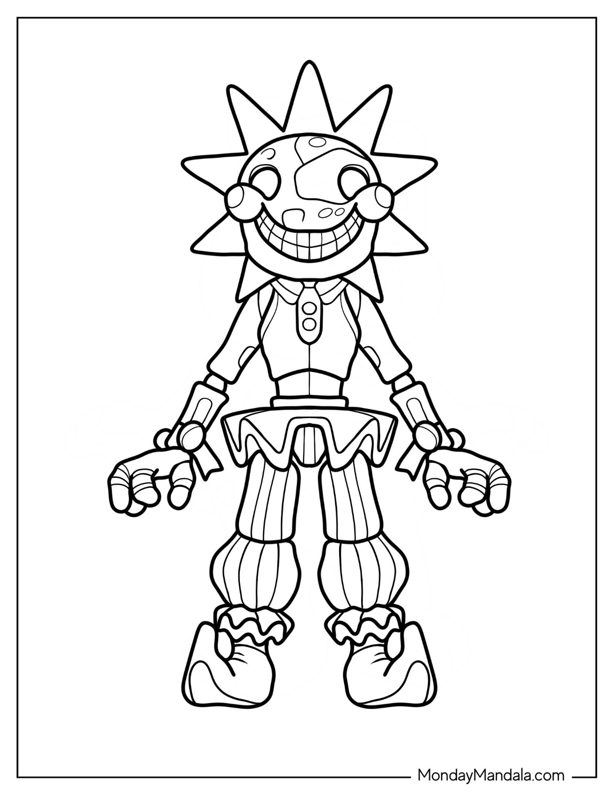 28 Eerie Five Nights At Freddy's Coloring Pages Printable 32