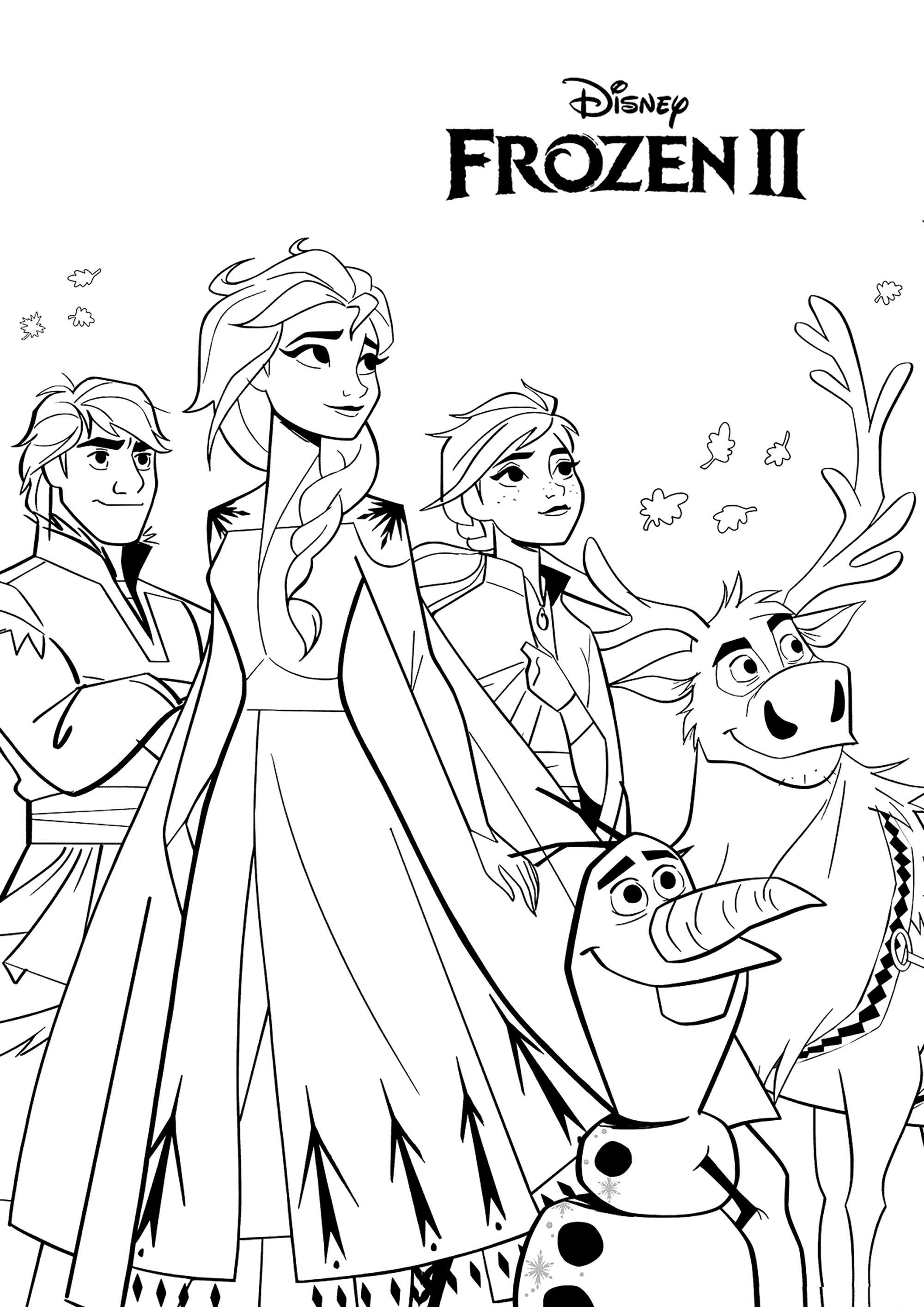 29 Little Elsa Coloring Pages Printable