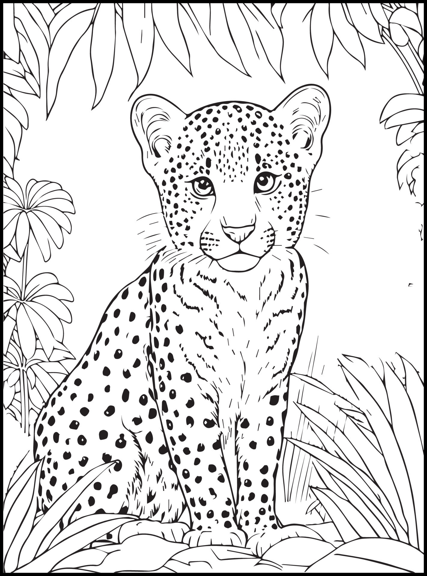 29 Wonderful Animal Coloring Pages Printable 1